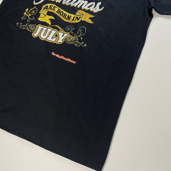 It's My Birthday Funny Women Grandma's July Happy Birthday T-Shirt Black Size L - Picture 5 of 7